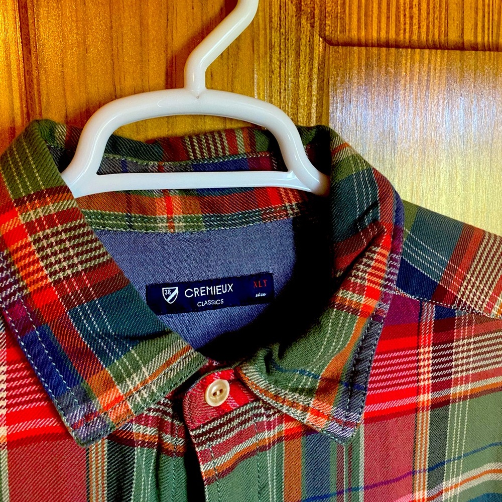 Cremieux long sleeve button down size XLT.